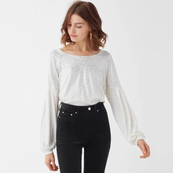 NWT Splendid Sparkle and Shine Pullover Sweatshirt - Picture 1 of 7